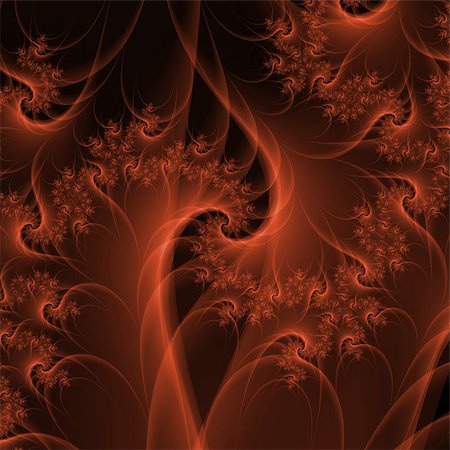 simsearch:400-06699301,k - Digital abstract fractal image with a spiral design in burnt orange. Stock Photo - Budget Royalty-Free & Subscription, Code: 400-07304455