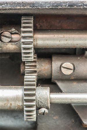 simsearch:622-02355491,k - Machine partes mechanism. Close up shot Stock Photo - Budget Royalty-Free & Subscription, Code: 400-07304503