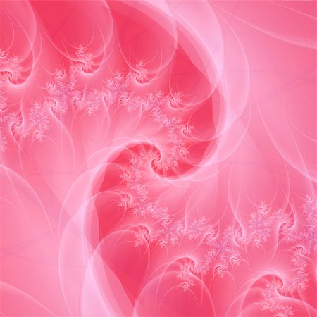 simsearch:400-06699301,k - Digital abstract fractal image with a spiral design in pink and white. Stock Photo - Budget Royalty-Free & Subscription, Code: 400-07304753