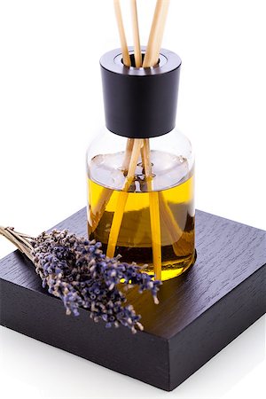 simsearch:400-05947571,k - aromatic lavender oil fragrant object isolated on white background aromatherapy Stock Photo - Budget Royalty-Free & Subscription, Code: 400-07304934