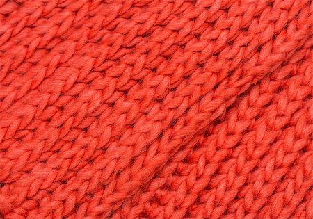 stitched fabric - Red knitted merino wool background stockinette stitch Stock Photo - Budget Royalty-Free & Subscription, Code: 400-07305925