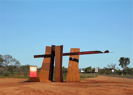 simsearch:400-04975317,k - Australia. Northern Territory, the Red Center monument Fotografie stock - Microstock e Abbonamento, Codice: 400-07306245