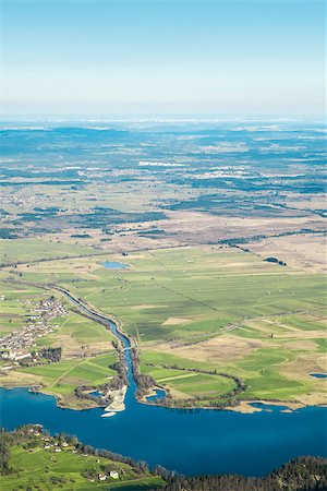 simsearch:700-06486520,k - An image of the view from the Herzogstand to Munich Photographie de stock - Aubaine LD & Abonnement, Code: 400-07306297