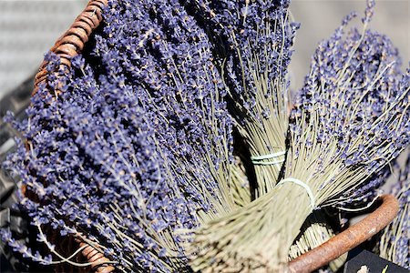 simsearch:400-05372314,k - fresh aromatic lavender in basket macro outdoor on market summer Stockbilder - Microstock & Abonnement, Bildnummer: 400-07306782