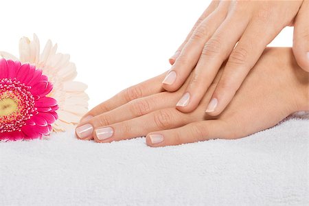 simsearch:400-06061806,k - professional manicurist doing a manicure natural look Stock Photo - Budget Royalty-Free & Subscription, Code: 400-07307048