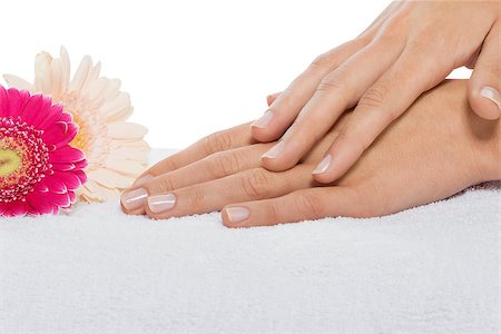 simsearch:400-06061806,k - professional manicurist doing a manicure natural look Stock Photo - Budget Royalty-Free & Subscription, Code: 400-07307049