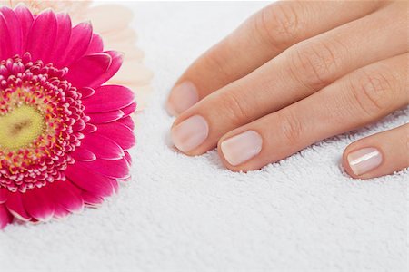 simsearch:400-06061806,k - professional manicurist doing a manicure natural look Stock Photo - Budget Royalty-Free & Subscription, Code: 400-07307052