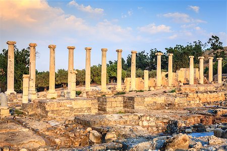 Ancient city of Beit She'an in Israel Stockbilder - Microstock & Abonnement, Bildnummer: 400-07308015