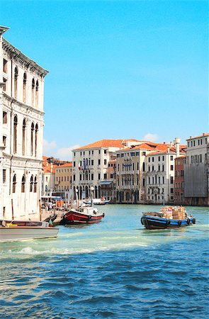 simsearch:400-06391540,k - Canal in Venice, Italy. Summer day Stock Photo - Budget Royalty-Free & Subscription, Code: 400-07308409