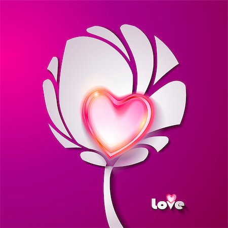 simsearch:400-06630484,k - Paper tree with big heart Stock Photo - Budget Royalty-Free & Subscription, Code: 400-07308601