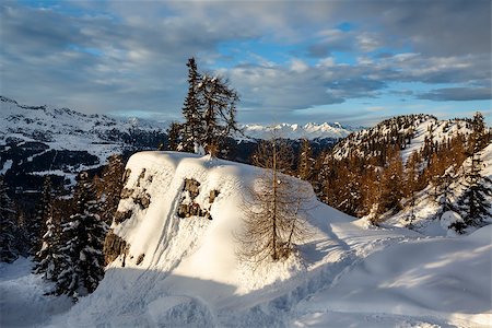 simsearch:400-07309469,k - Madonna di Campiglio Ski Resort, Italian Alps, Italy Stock Photo - Budget Royalty-Free & Subscription, Code: 400-07308648