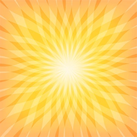 Sun Sunburst Pattern. Vector illustration Stock Photo - Budget Royalty-Free & Subscription, Code: 400-07309507