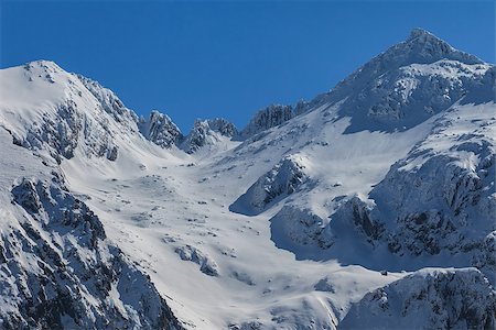 simsearch:400-07309307,k - View from Negoiu peak in winter. Fagaras Mountains, Southern Carpathians, Romania Stockbilder - Microstock & Abonnement, Bildnummer: 400-07309673