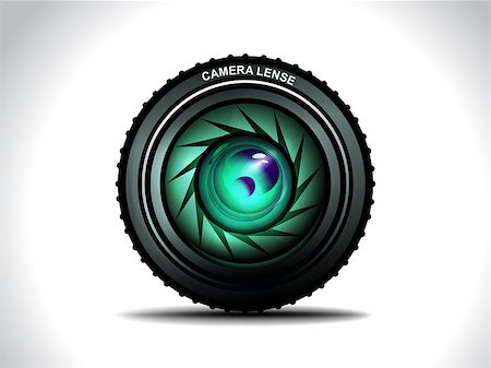 simsearch:400-06915716,k - Vector Camera With Colorfull Lens Vector Illustration Stock Photo - Budget Royalty-Free & Subscription, Code: 400-07300664