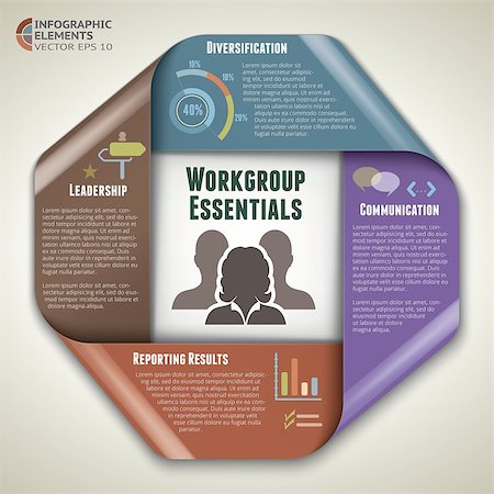 Abstract infographic vector illustration. useful for backgrounds, workflow layout, diagram, number options, step up options, web design, and many more.  EPS-10 vector with gradients, transparency and meshes. Foto de stock - Royalty-Free Super Valor e Assinatura, Número: 400-07300953