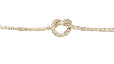 loop from sisal rope, on white background Stock Photo - Budget Royalty-Free & Subscription, Code: 400-07301272