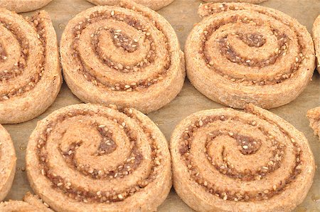 Spiral hazelnut cookies Stock Photo - Budget Royalty-Free & Subscription, Code: 400-07301897