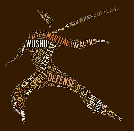 seiksoon (artist) - Wushu word cloud with brown wordings on brown background Stockbilder - Microstock & Abonnement, Bildnummer: 400-07302202