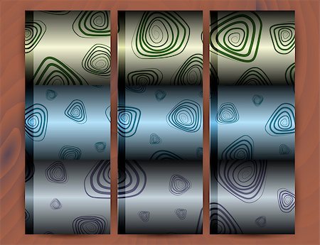 seamless pattern with geometric elements in retro style on the stand Stock Photo - Budget Royalty-Free & Subscription, Code: 400-07302881