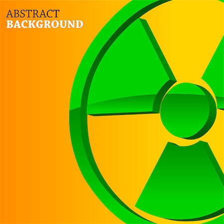 Abstract background with a nuclear symbol in a unique style Stock Photo - Budget Royalty-Free & Subscription, Code: 400-07302942