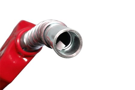 fuel station - Refueling hose on white background Photographie de stock - Aubaine LD & Abonnement, Code: 400-07314129