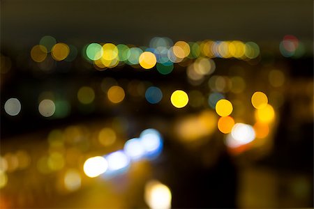 spotted light - Bokeh from lights of the night city Stock Photo - Budget Royalty-Free & Subscription, Code: 400-07315339