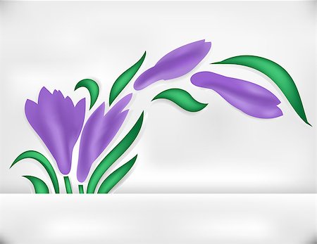 simsearch:400-07558492,k - Illustration of abstract iris branch with banner Fotografie stock - Microstock e Abbonamento, Codice: 400-07315461