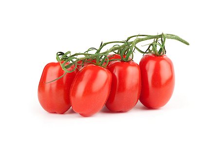 spaxiax (artist) - cherry tomatoes isolated on white background Fotografie stock - Microstock e Abbonamento, Codice: 400-07315810