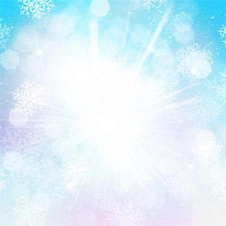 simsearch:400-07299338,k - Blurred bokeh christmas background with snowflakes Photographie de stock - Aubaine LD & Abonnement, Code: 400-07316627