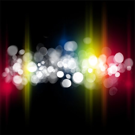 Blurred bokeh abstract colorful background with copy space Stock Photo - Budget Royalty-Free & Subscription, Code: 400-07316646