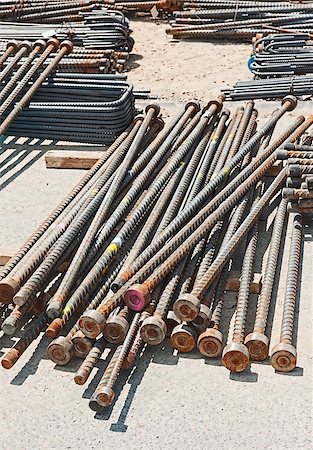 rebañar - reinforcing steel bars for the  construction concrete industry Stock Photo - Budget Royalty-Free & Subscription, Code: 400-07316911