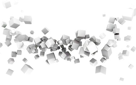 Abstract flying Cubes Foto de stock - Super Valor sin royalties y Suscripción, Código: 400-07317247