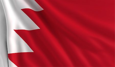 simsearch:400-05902840,k - A flag of Bahrain in the wind Foto de stock - Royalty-Free Super Valor e Assinatura, Número: 400-07318129