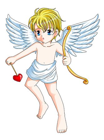 simsearch:400-06523060,k - Cartoon illustration of a Cupid Stock Photo - Budget Royalty-Free & Subscription, Code: 400-07318758