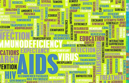 AIDS Awareness and Prevention Campaign Concept Art Photographie de stock - Aubaine LD & Abonnement, Code: 400-07318784