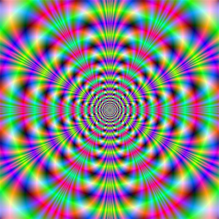 simsearch:400-06067180,k - Digital abstract fractal image with a psychedelic design in green, blue and pink. Foto de stock - Super Valor sin royalties y Suscripción, Código: 400-07318874