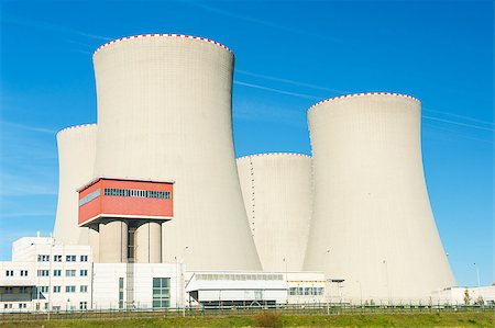 Nuclear power plant Temelin in the Czech Republic Stock Photo - Budget Royalty-Free & Subscription, Code: 400-07319266