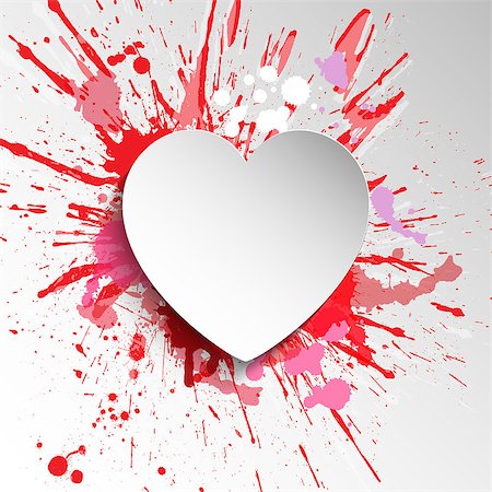 simsearch:400-06528675,k - Grunge style heart design for Valentine's Day Stockbilder - Microstock & Abonnement, Bildnummer: 400-07319587