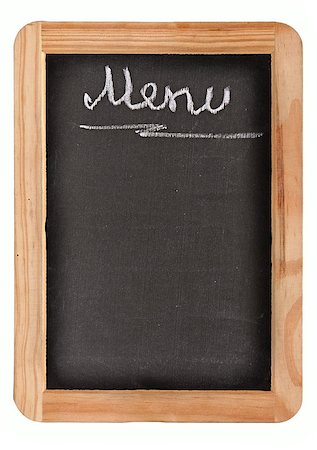 Aged black menu blackboard Stock Photo - Budget Royalty-Free & Subscription, Code: 400-07313046