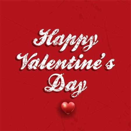 simsearch:400-06528675,k - Grunge style Valentines Day background with heart Stockbilder - Microstock & Abonnement, Bildnummer: 400-07313579