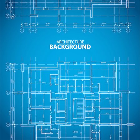 Interesting architectural background in unique style. Vector illustration Stock Photo - Budget Royalty-Free & Subscription, Code: 400-07324044
