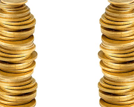 simsearch:400-06696038,k - golden coins stack background Photographie de stock - Aubaine LD & Abonnement, Code: 400-07324061