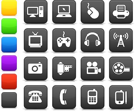 simsearch:400-07325408,k - Original vector illustration: technology and communication design elements Stock Photo - Budget Royalty-Free & Subscription, Code: 400-07325362