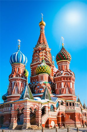 The Most Famous Place In Moscow, Saint Basil's Cathedral, Russia Photographie de stock - Aubaine LD & Abonnement, Code: 400-07325953