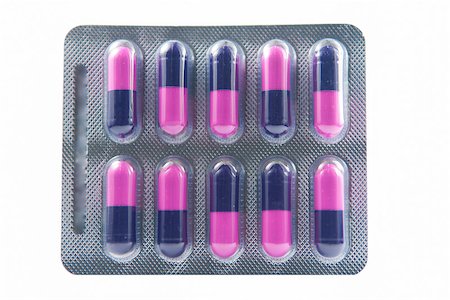 simsearch:400-04422064,k - Blue and purple capsule in blister pack Foto de stock - Super Valor sin royalties y Suscripción, Código: 400-07326409