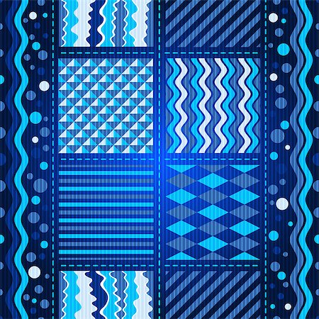 Seamless dark gray-blue pattern with  translucent wave strips and balls (vector eps 10) Foto de stock - Super Valor sin royalties y Suscripción, Código: 400-07326426