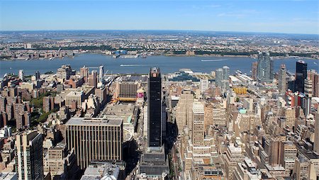 New York City Lower Manhattan Aerial panoramic view, NYC Stock Photo - Budget Royalty-Free & Subscription, Code: 400-07326466