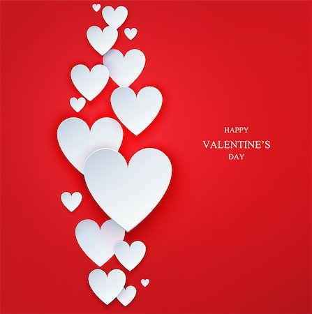 Valentine`s Day abstract vector background. Foto de stock - Royalty-Free Super Valor e Assinatura, Número: 400-07326528