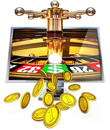 simsearch:400-07832442,k - 3D rendering of a online gambling concept Stock Photo - Budget Royalty-Free & Subscription, Code: 400-07326672