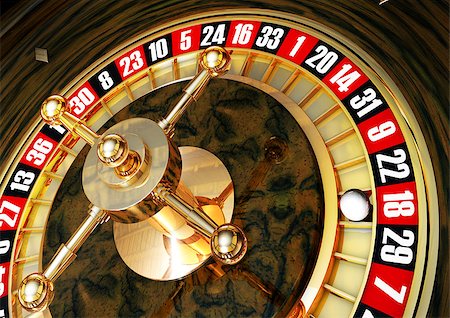 simsearch:400-07832442,k - 3D rendering of a roulette Stock Photo - Budget Royalty-Free & Subscription, Code: 400-07327128